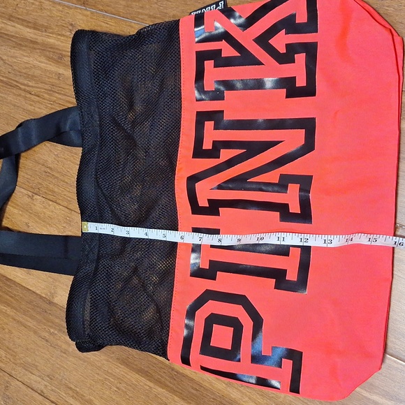 PINK Victoria's Secret Mesh Tote Bag NWT - Picture 7 of 8